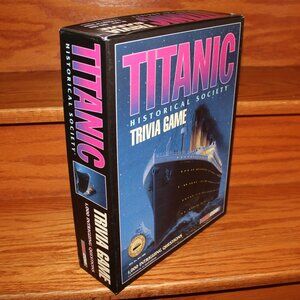 3/$77❤️vintage 1998 Titanic Historical Society Trivia Board Game Talicor USA